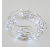 Светодиодная гирлянда Uniel Роса (UL-00007184) белый ULD-S0500-050/SCB/2AA White IP20 Dew