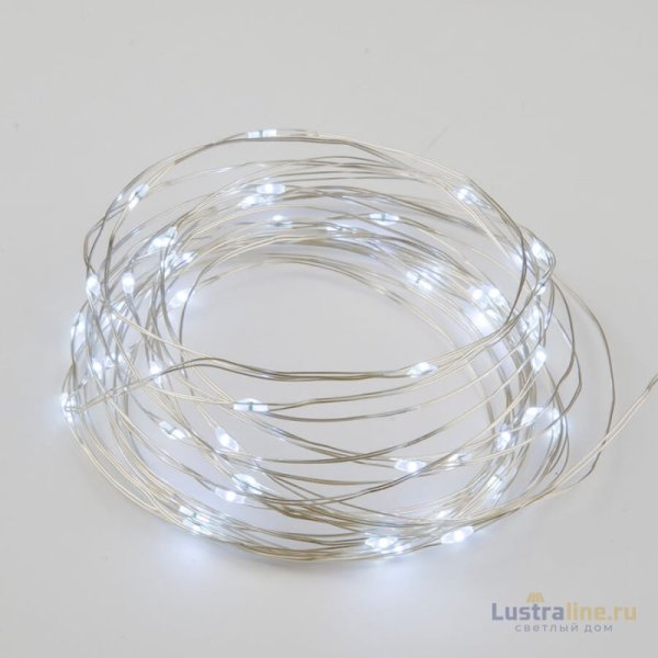 Светодиодная гирлянда Uniel Роса (UL-00007184) белый ULD-S0500-050/SCB/2AA White IP20 Dew