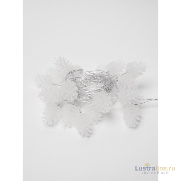 Светодиодная гирлянда (09582) Uniel шишки 220V белый ULD-S0280-020/DTA Warm White IP20 PINE CONES