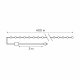 Гирлянда Роса Uniel ULD-S40000-4000/DGA WARM WHITE IP20 DEW UL-00012094