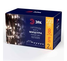 Гирлянда мишура 220V теплый белый ЭРА ENIN - GW Б0047970