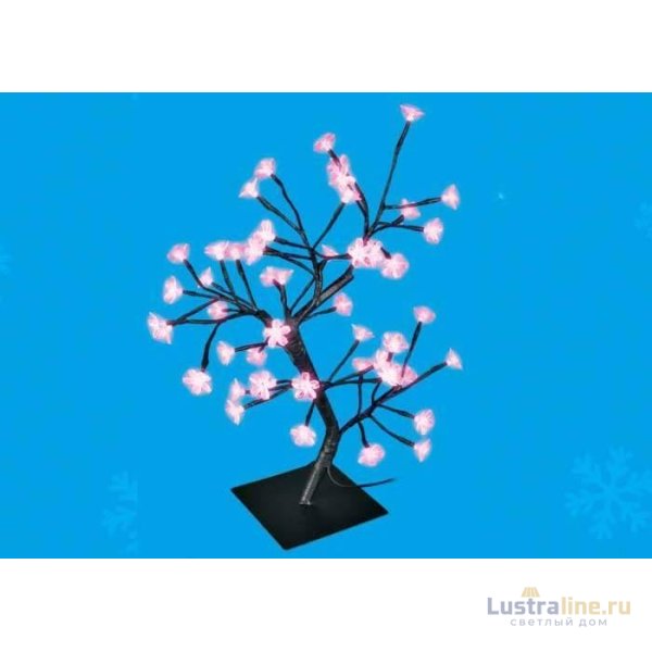 Светодиодное дерево 35x20x45см (UL-00001401) Uniel ULD-T3545-048/SBA PINK IP20 SAKURA