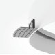 Рамка для встраиваемого светильника Maytoni Downlight DLA032-TRS90-W