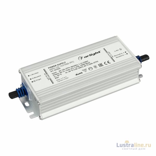 Блок питания Arlight ARPJ-LG-1431050-PFC (100W, 71-143V, 0.5-1.05A, IP67) 043262