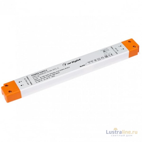 Блок питания Arlight ARV-SN48075-Slim-PFC-C 48V 75W IP20 1,56A 031504 Блок питания Arlight ARV-SN48075-Slim-PFC-C 48V 75W IP20 1,56A 031504