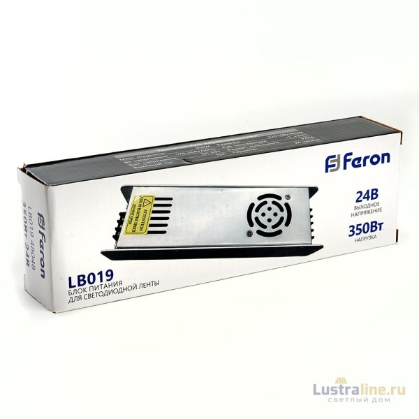Трансформатор для светодиодной ленты Feron LB019 350Вт 24В IP20 48048