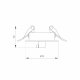 Чаша потолочная встраиваемая Arlight SPX-CANOPY-R90-C6.5 (WH) 046005