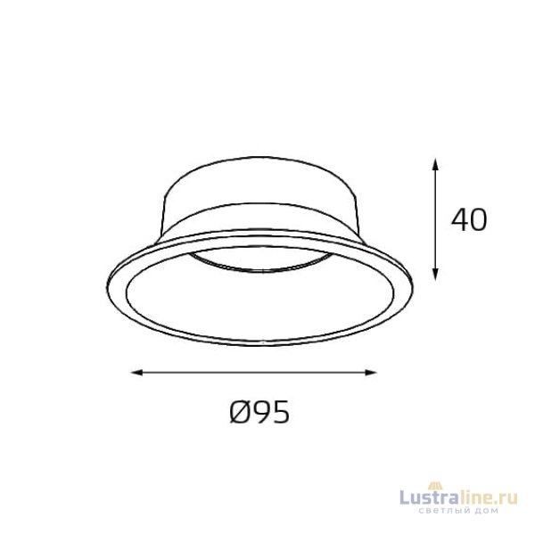 Рефлектор Italline MG-31 reflector for 3160 gold