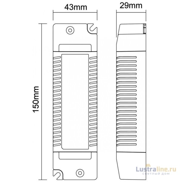 Блок питания Deko-Light Power supply 20Вт 200-240В IP20 862141