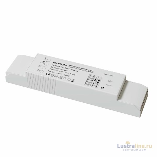 Блок питания Maytoni 30-40Вт DC23-40В IP20 Dali PSL-DL40-S-750-900mA