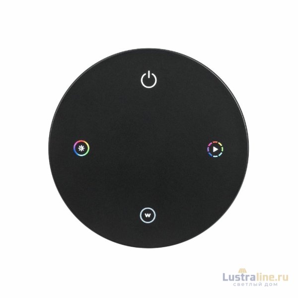 Пульт Arlight SMART-801-22-1G-RGBW Black (3V, Magnet, 2.4G) 046479