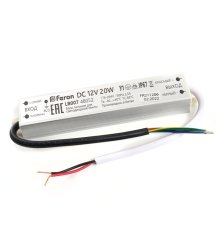 Трансформатор для светодиодной ленты Feron LB007 20Вт 12В IP67 48052