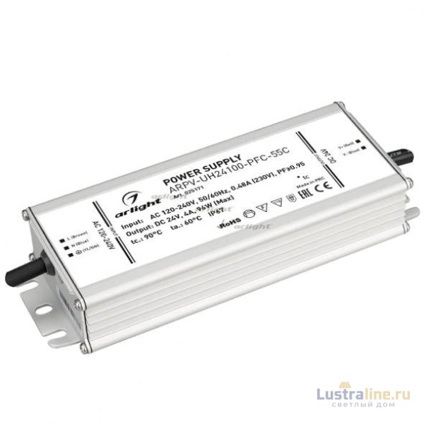 Блок питания Arlight ARPV-UH24100-PFC-55C (24V, 4.0A, 96W) 025171