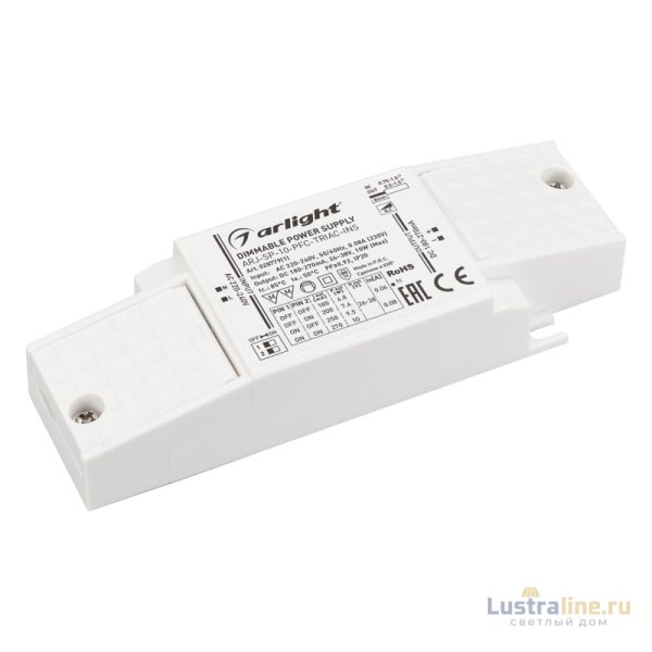 Блок питания Arlight ARJ-SP-10-PFC-Triac-INS (10W, 26-38V, 0.18-0.27A) 028779(1)