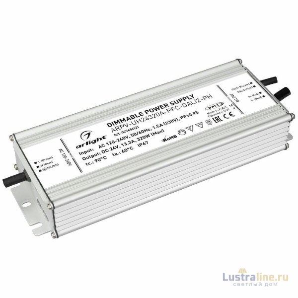 Блок питания Arlight ARPV-UH24320A-PFC-DALI2-PH (24V, 13.3A, 320W, IP67) 025654(2)
