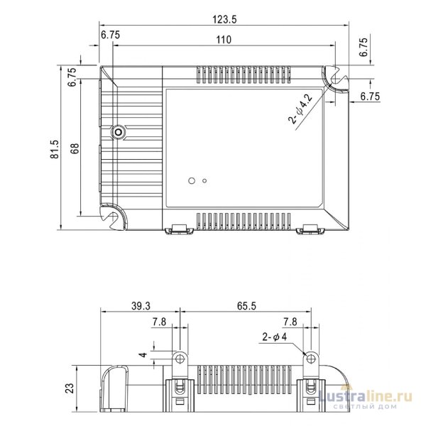 Блок питания Deko-Light Power supply 42Вт 180-295В IP20 862175