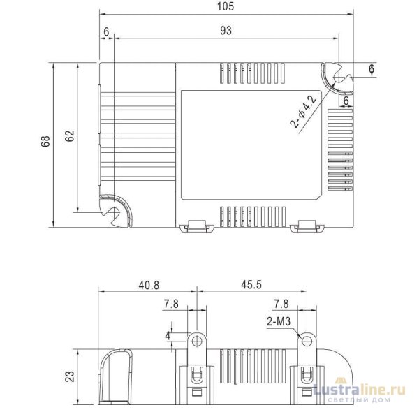 Блок питания Deko-Light 25,2Вт 200-240В IP20 862246