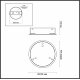 Основание для светильника Odeon Light Panta 4927/3R