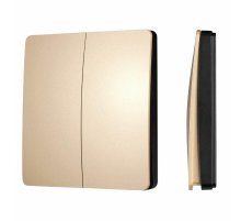 Кнопочная панель Arlight KINETIC-801-22-2G-WP-SUF Gold (No battery, IP67, 433Mhz) 043313