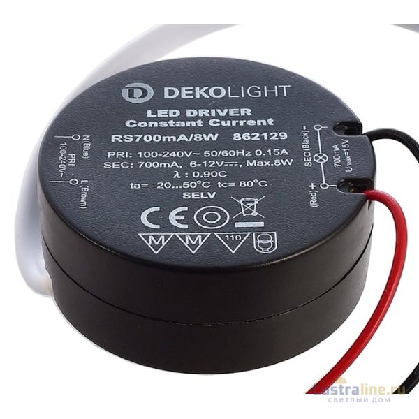 Блок питания Deko-Light Eingangsspannung 8Вт 100-240В IP20 862129