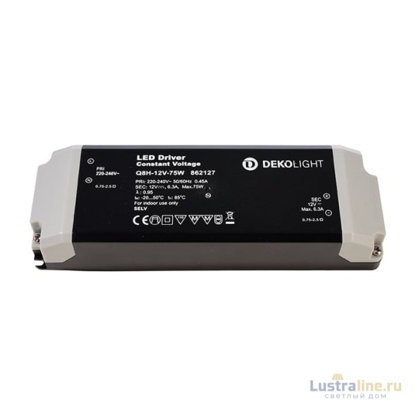 Блок питания Deko-Light Eingangsspannung 75Вт 220-240В IP20 862127