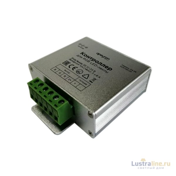 Контроллер RGB Apeyron 12/24В 288/576Вт 3 канала*8А IP20 пульт радио 04-39