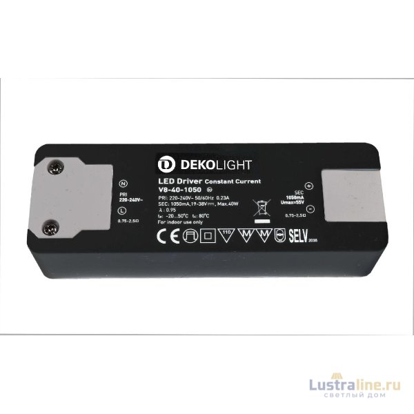 Блок питания Deko-Light Power supply 40Вт 220-240В IP20 862201