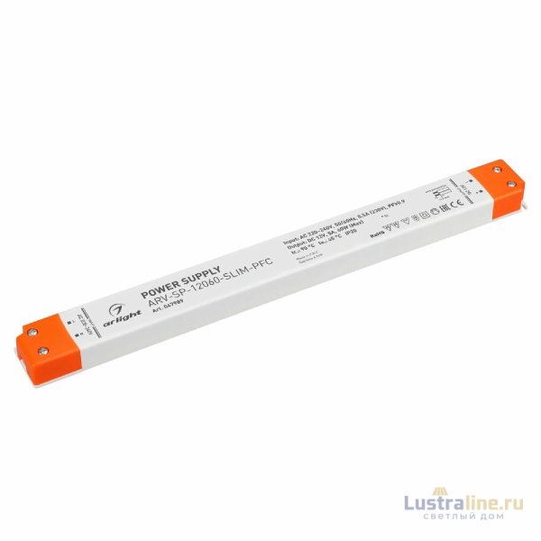 Блок питания Arlight ARV-SP-12060-SLIM-PFC (12V, 5A, 60W) 047989