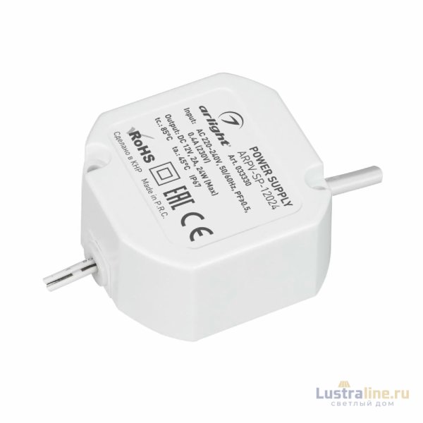 Блок питания Arlight ARPV-SP-12024 (12V, 2A, 24W) 033330 Блок питания Arlight ARPV-SP-12024 (12V, 2A, 24W) 033330