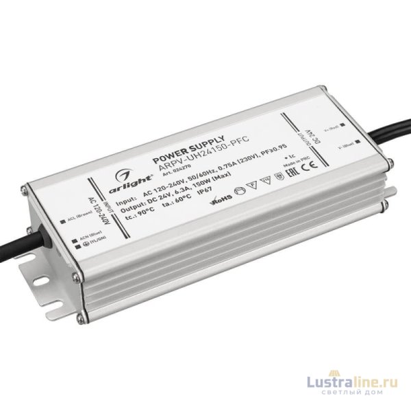 Блок питания Arlight ARPV-UH24150-PFC (24V, 6.3A, 150W) 024270