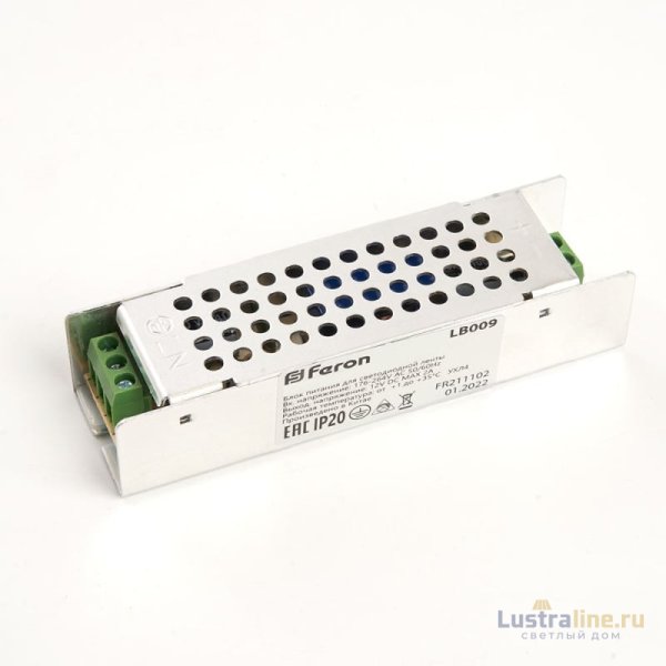 Блок питания для светодиодной ленты Feron LB009 12V 36W IP20 3A 176-264В 48007