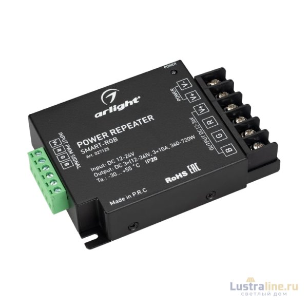 Усилитель Arlight Smart-RGB (12-24V, 3x10A) 027125