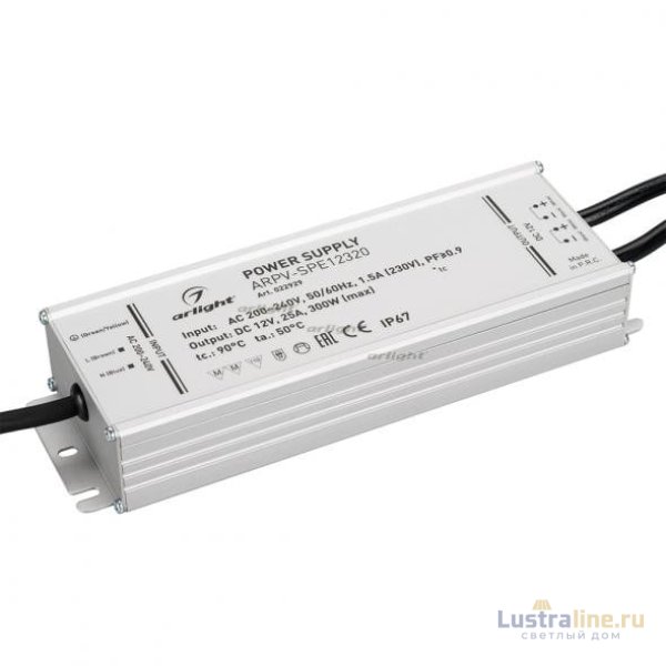 Блок питания Arlight ARPV-LG12300-PFC-S2 (12V, 25.0A, 300W) 022929