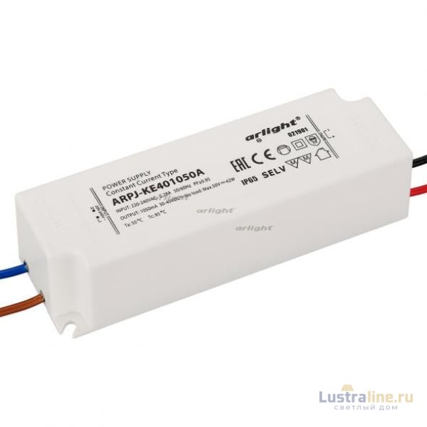 Блок питания Arlight ARPJ-KE401050A (42W, 1050mA, PFC) 021901