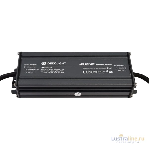 Блок питания Deko-Light 75Вт 100-240В IP67 872084