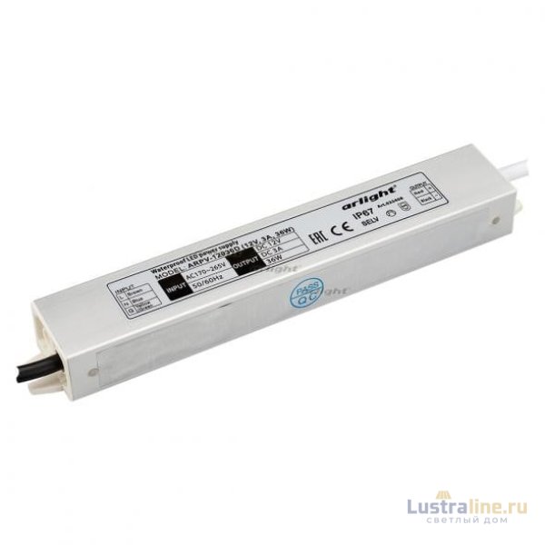 Блок питания Arlight ARPV-12036-D (12V, 3.0A, 36W) 022408