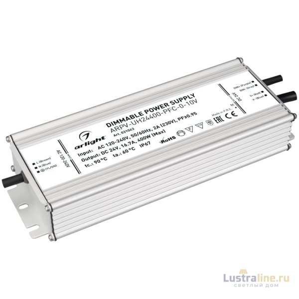 Блок питания Arlight ARPV-UH24400-PFC-0-10V (24V, 16.7A, 400W) 031043