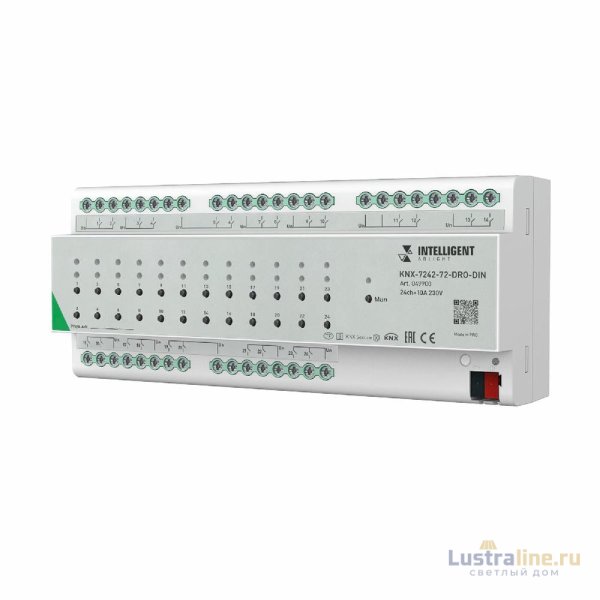 Релейный модуль Arlight KNX-7242-72-DRO-DIN Grey (BUS, 24x10A) 049900