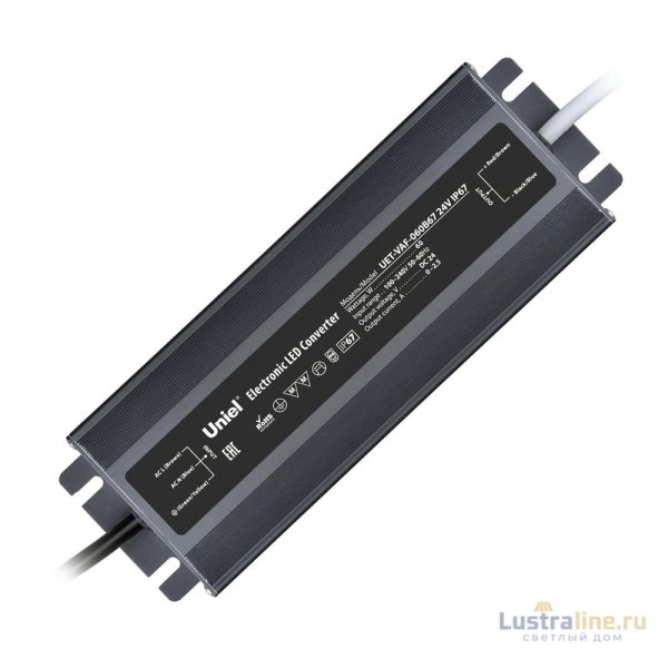 Блок питания Uniel UET-VAF-060B67 24V IP67 UL-00009366