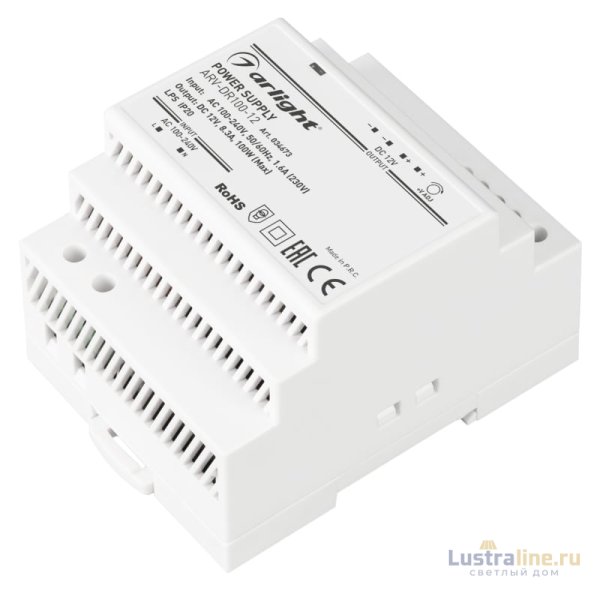 Блок питания Arlight ARV-DR100-12 (12V, 8.3A, 100W) 034673