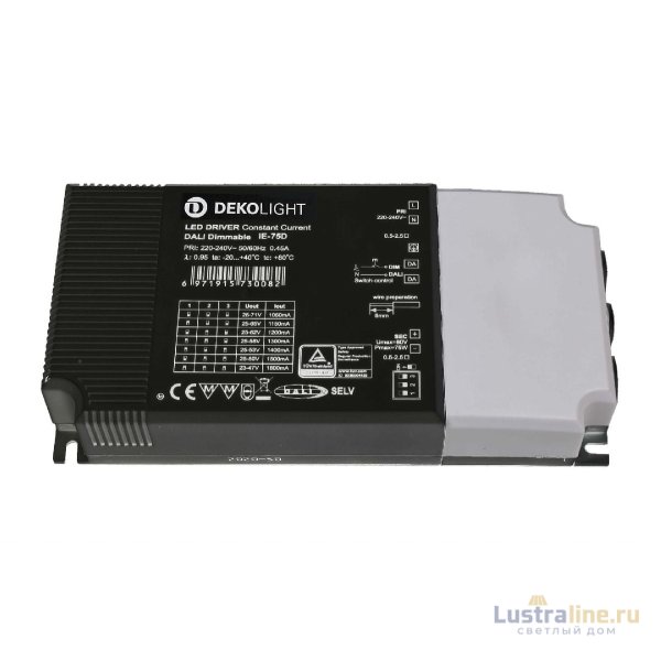 Блок питания Deko-Light Power supply 75,2Вт 220-240В IP20 862194