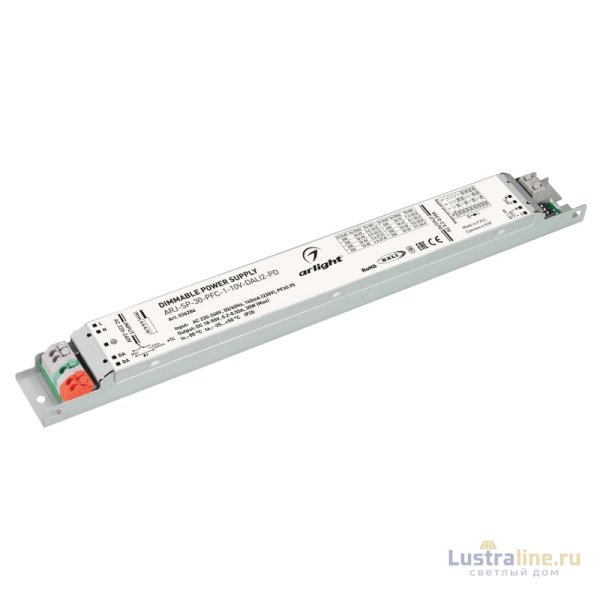 Блок питания Arlight ARJ-SP-30-PFC-1-10V-DALI2-PD (30W, 18-90V, 0.2-0.55A) 036286