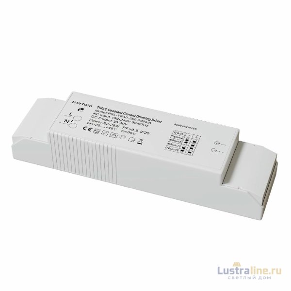 Блок питания Maytoni 22-28Вт DC23-40В IP20 Triac PSL-TR40-550-700mA