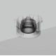 Кольцо для встраиваемого светильника Maytoni Downlight DLA110-B