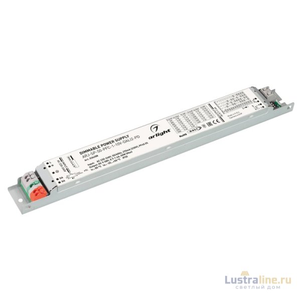 Блок питания Arlight ARJ-SP-50-PFC-1-10V-DALI2-PD (50W, 9-58V, 0.7-1.4A) 036288