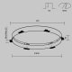 Рамка для встраиваемого светильника Maytoni Downlight DLA032-TRS90-W