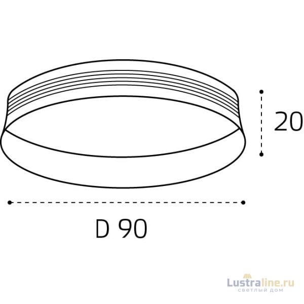 Декоративное кольцо Italline IT02-013 ring white