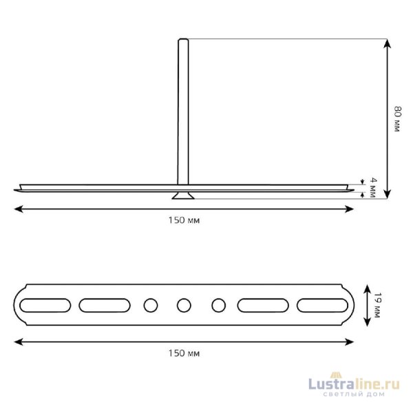 Крепление для реечного потолка Gauss Shop Lighting 983627