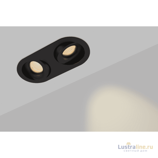 Корпус встраиваемого светильника SWG COMBO-2R2-BL 004161