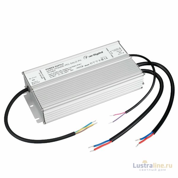 Блок питания Arlight ARPV-UH24600-PFC-DALI2-PH (24V, 25A, 600W) 048622